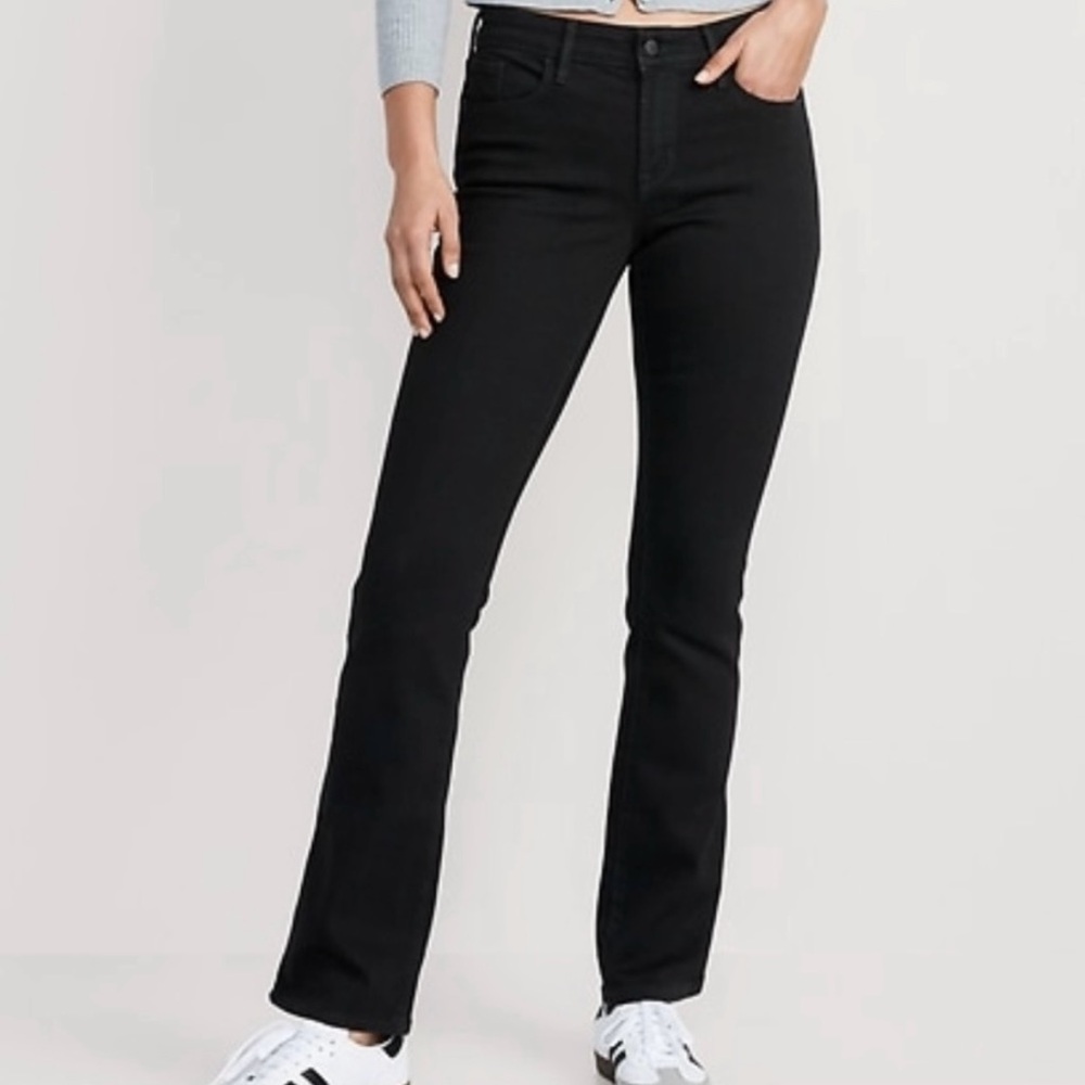 Old Navy Mid Rise Kicker Boot Cut Jeans Size 4